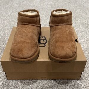 UGG Kids Tan Slippers
